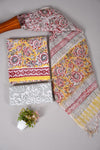 JAIPUR COTTON SUIT WITH CHANDERI DUPPATA (CSS68)