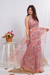 Jaipuri Block Printed Cotton Kota Doriya Saree (CIS51)
