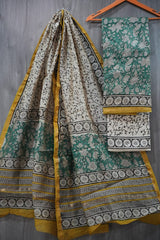 Jaipuri Block Printed Chanderi Silk Suits (CIN73)