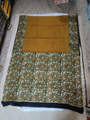 Ajrakh Hand Block Bagru Vanspati Printend Modal Silk Saree with Blouse (CID80)