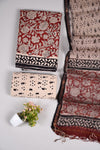 JAIPURI BLOCK PRINTED COTTON SUIT WITH KOTA DUPPATA (CKS86)