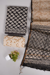 JAIPURI BLOCK PRINTED COTTON SUIT WITH KOTA DUPPATA (CKS103)