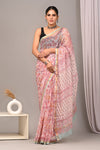 Jaipuri Block Printed Cotton Kota Doriya Saree (CIS107)
