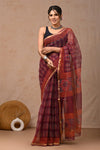 Jaipuri Block Printed Cotton Kota Doriya Saree (CIS123)