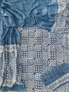 HAND BLOCK PRINTED COTTON 3-PIS SUIT WITH MULMUL DUPPATA (CMS112)