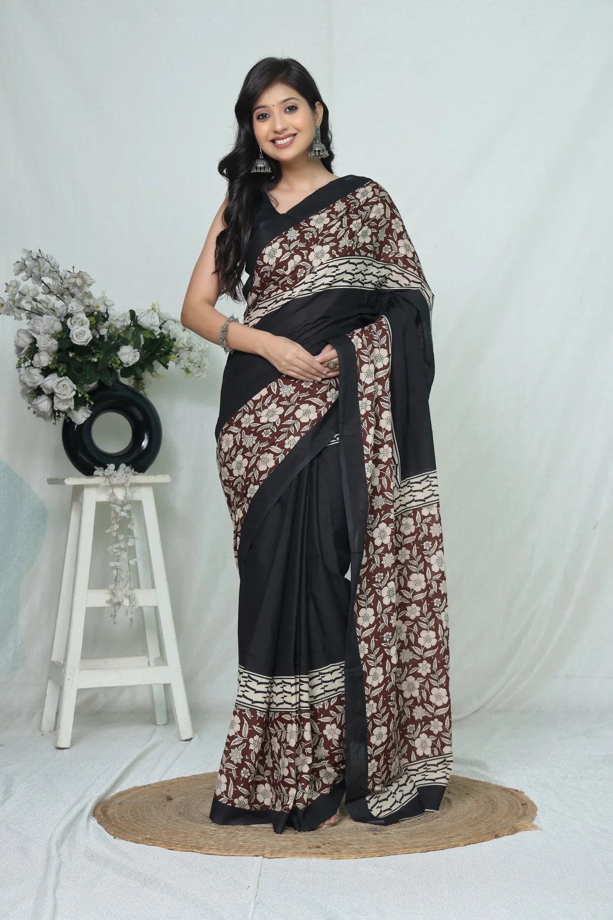 Jaipur Cotton Mulmul Saree (CMS169)