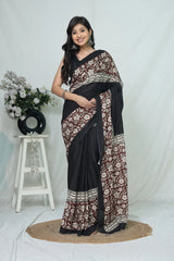 Jaipur Cotton Mulmul Saree (CMS169)