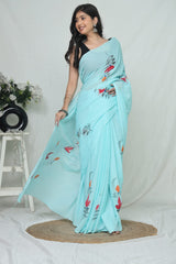 Jaipur Cotton Mulmul Saree (CMS201)