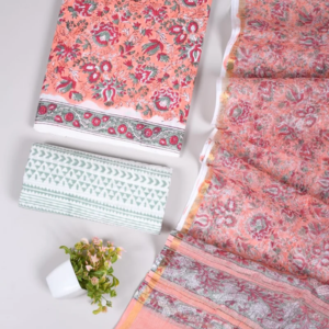 Cotton Suit With Kota Doriya Dupatta