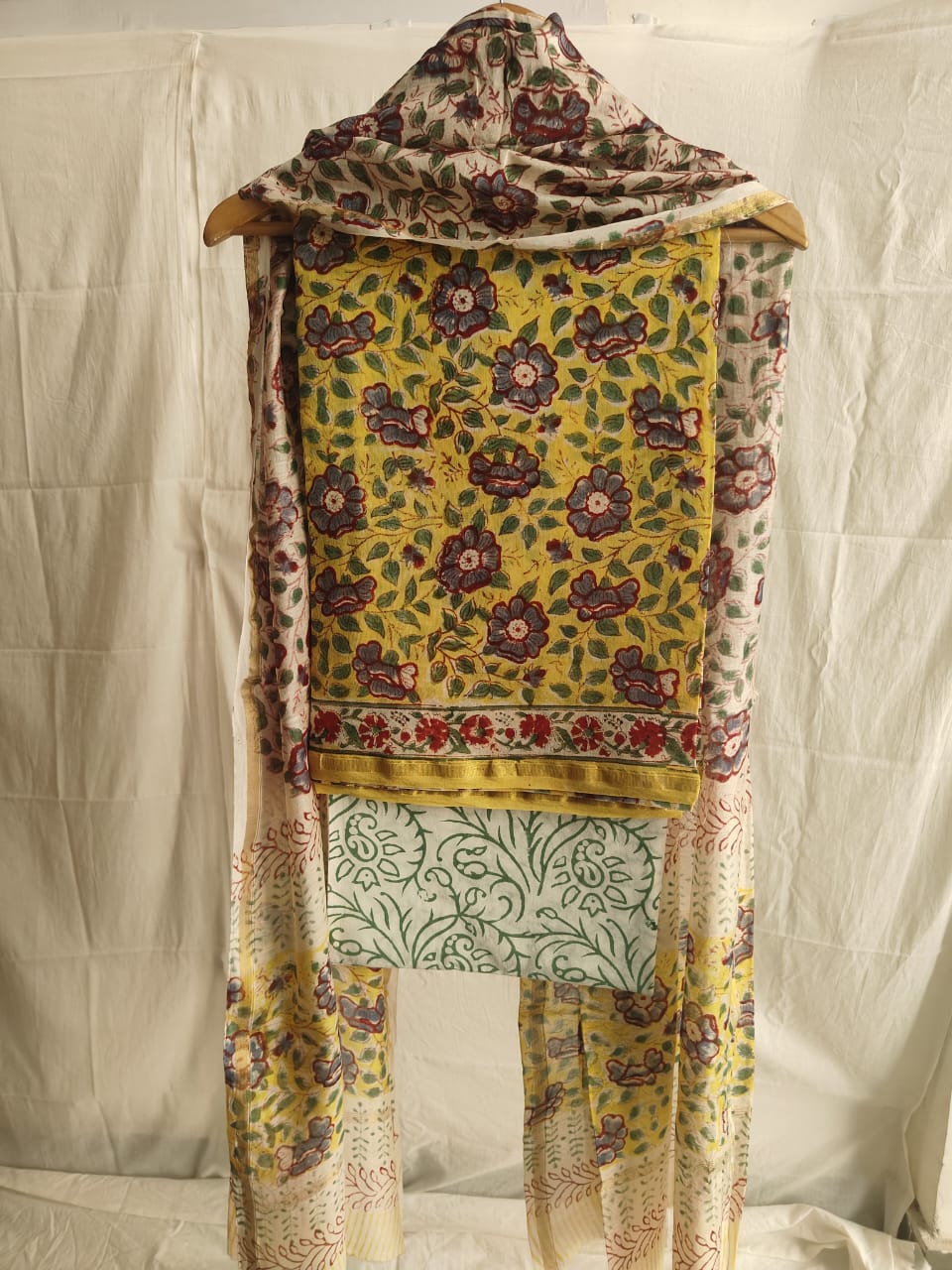 Jaipuri Block Printed Chanderi Silk Suits (CIN21)