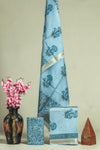 JAIPURI HAND BLOCK PRINTED MAHESHWARI SILK SUIT WITH SILK DUPPATA (MSD36)