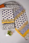 JAIPUR COTTON SUIT WITH CHANDERI DUPPATA (CSS45)