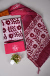 JAIPUR COTTON SUIT WITH CHANDERI DUPPATA (CSS55)
