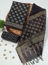 PRIMIUM JAIPURI COTTON SUIT WITH ORGANZA SILK DUPPATA (COS51)