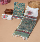 JAIPURI BLOCK PRINTED COTTON SUIT WITH KOTA DUPPATA (CKS74)