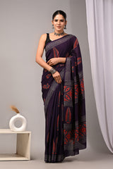 Jaipur Cotton Mulmul Saree (CMS117)