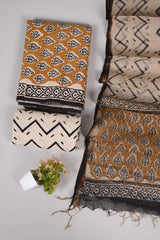 JAIPURI BLOCK PRINTED COTTON SUIT WITH KOTA DUPPATA (CKS87)