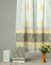 HAND BLOCK PRINTED COTTON 3-PIS SUIT WITH MULMUL DUPPATA (CMS103)