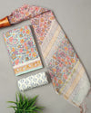 JAIPUR COTTON SUIT WITH CHANDERI DUPPATA (CSS84)
