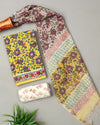 JAIPUR COTTON SUIT WITH CHANDERI DUPPATA (CSS80)