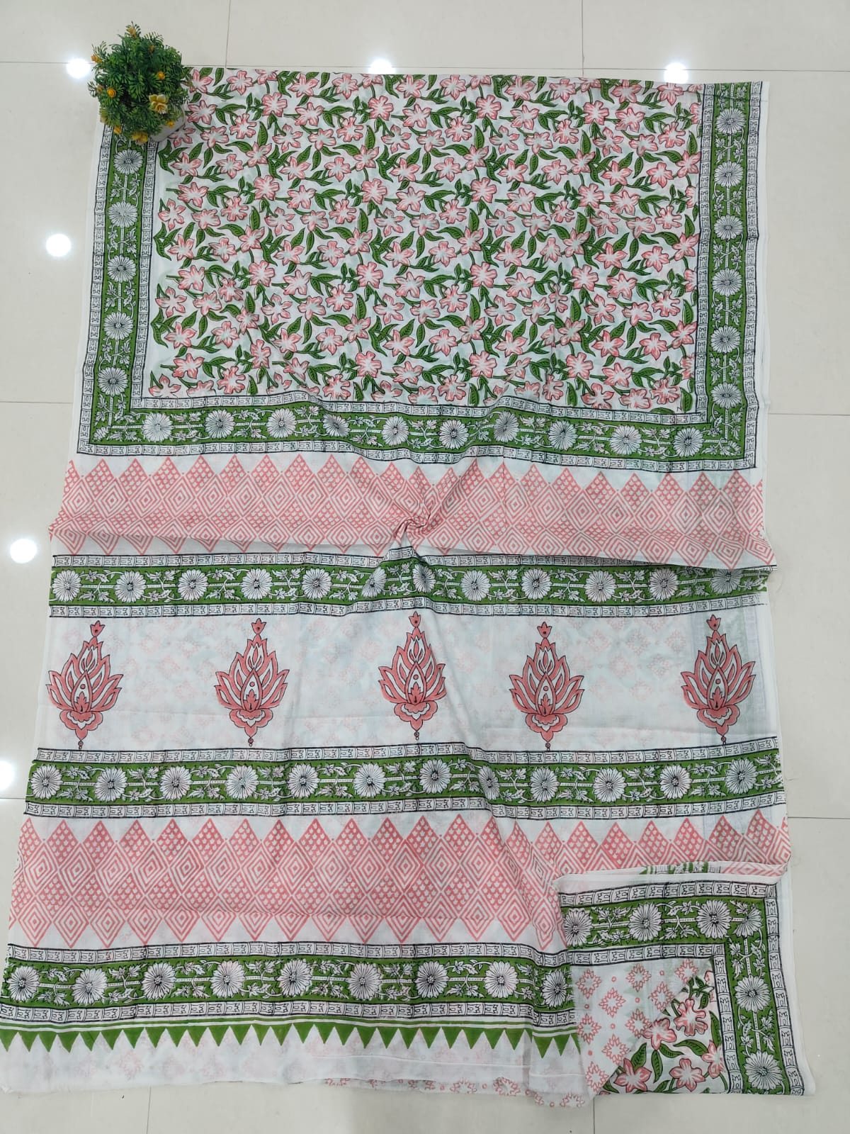 Jaipur Cotton Mulmul Saree (CMS180)