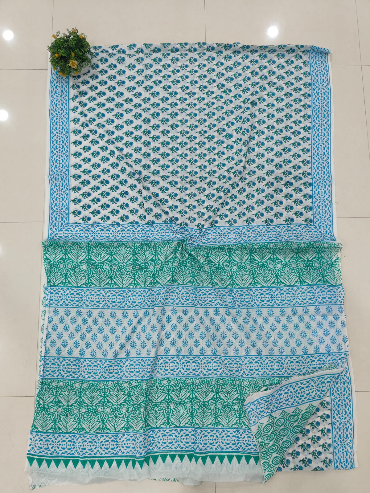 Jaipur Cotton Mulmul Saree (CMS183)
