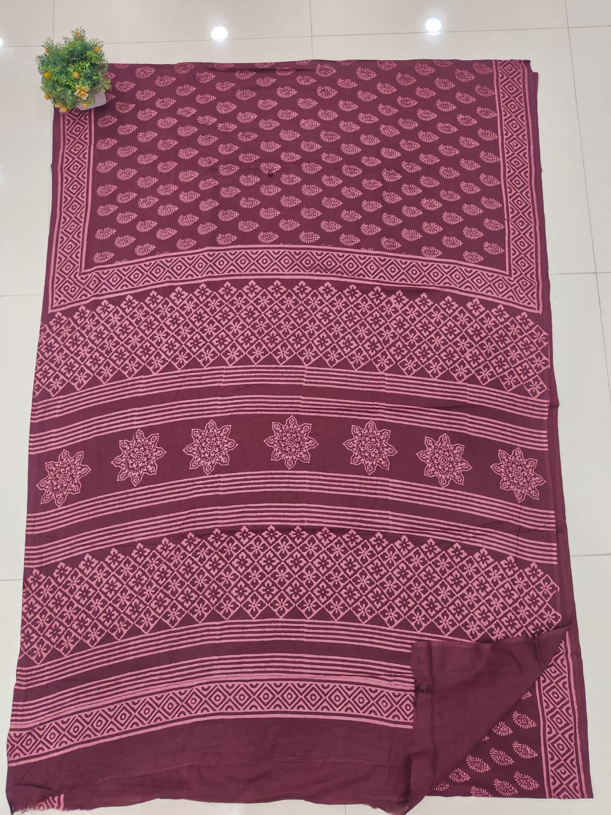 Jaipur Cotton Mulmul Saree (CMS187)