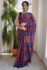 Jaipur Cotton Mulmul Saree (CMS191)