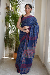 Jaipur Cotton Mulmul Saree (CMS195)