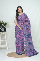 Jaipur Cotton Mulmul Saree (CMS203)